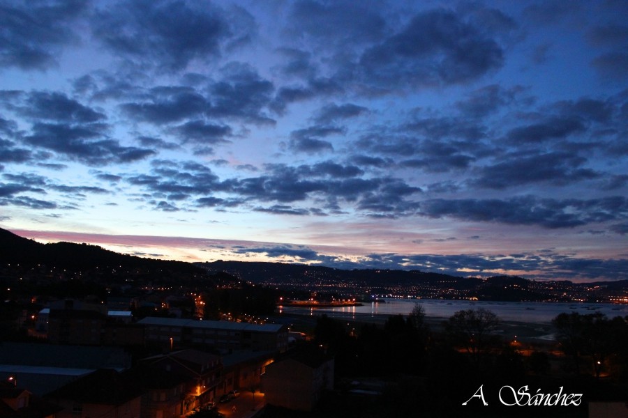 Amanecer en Moaña...