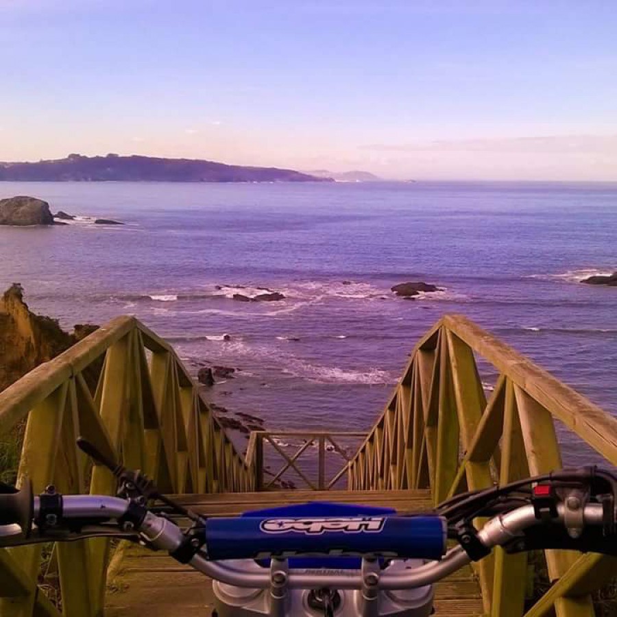 Lugares para perderse, en moto