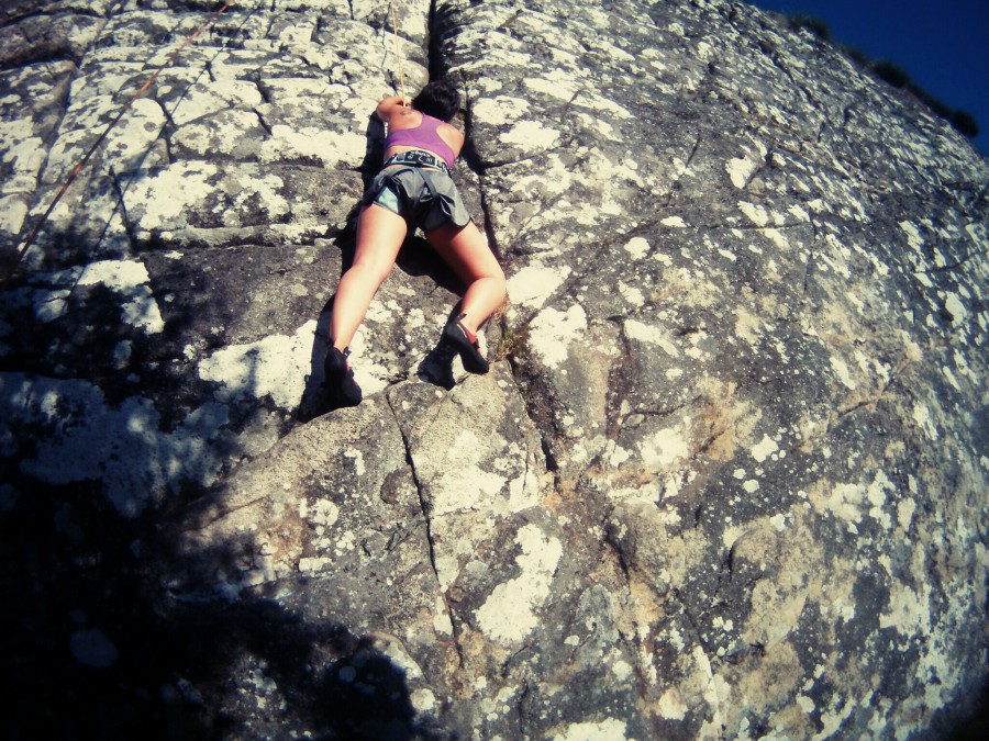 Escalada en en Galiñeiro