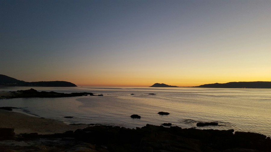 Puesta de sol desde Portosin