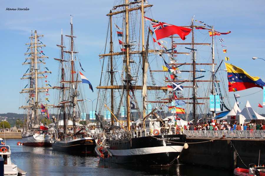 Coruña con la Tall Ships Races 2016