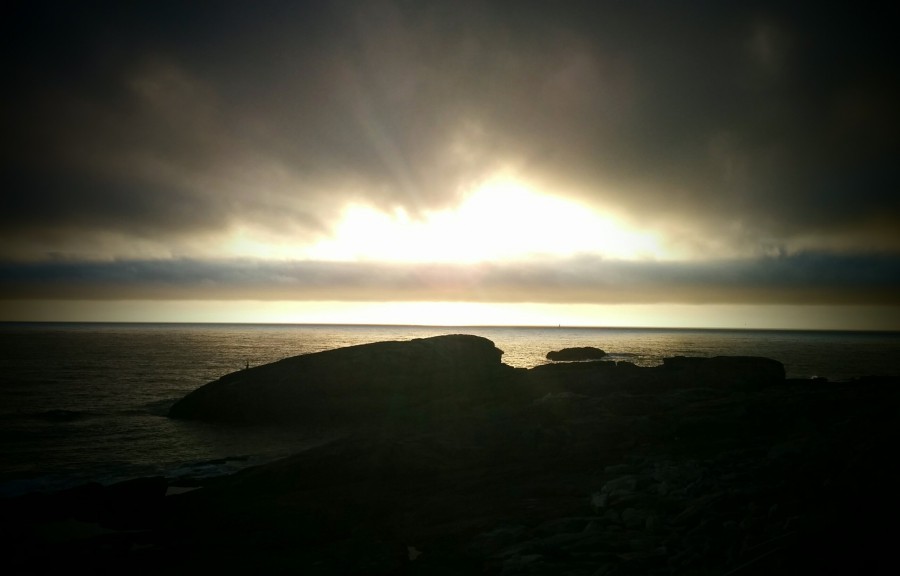 Puesta desde Cabo Silleiro