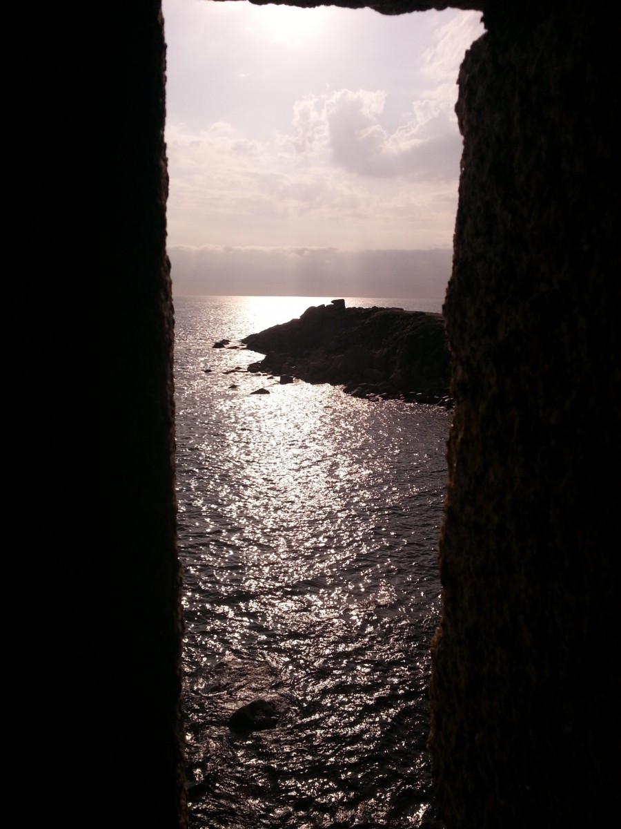 Vista do Illote da Lanzada dende Ermita 