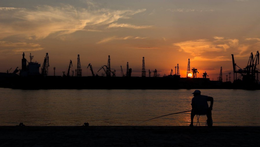 El pescador y el océano 