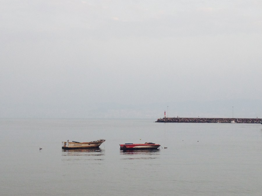 Pescando na néboa