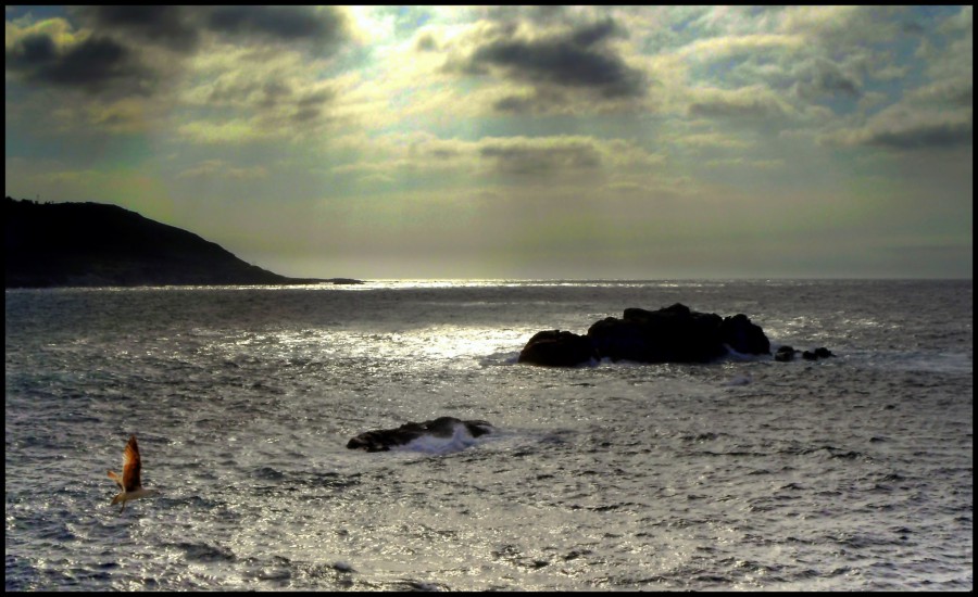 Reflexos da mar.