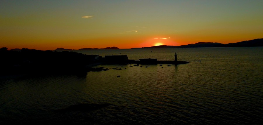 Anochecer sobre Las Cies
