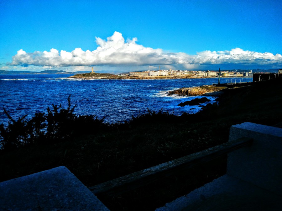 La Coruña desde el Monte de San Pedro