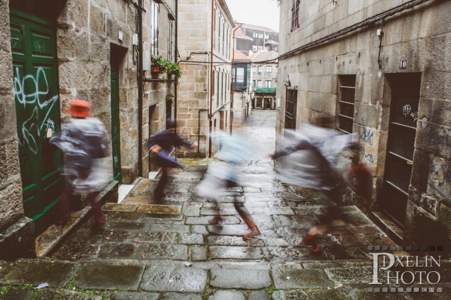 Xogando nas Rúas de Pontevedra