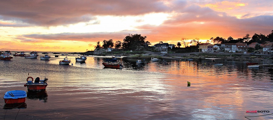 ILLA DE AROUSA  ATARDECER