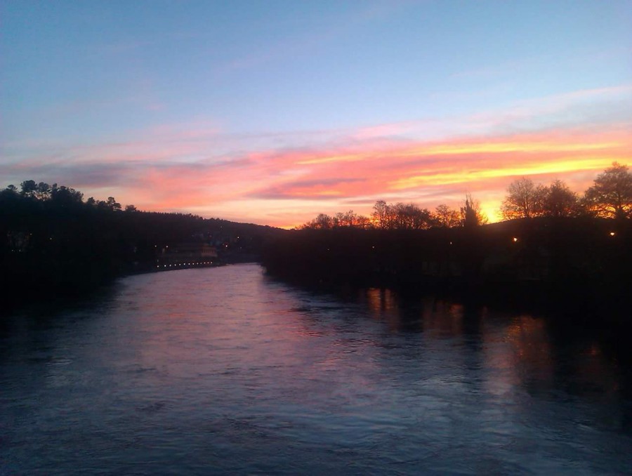 Río Miño ao paso da Ponte Romana (Lugo)