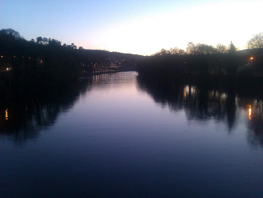 Río Miño na Ponte Romana (Lugo)