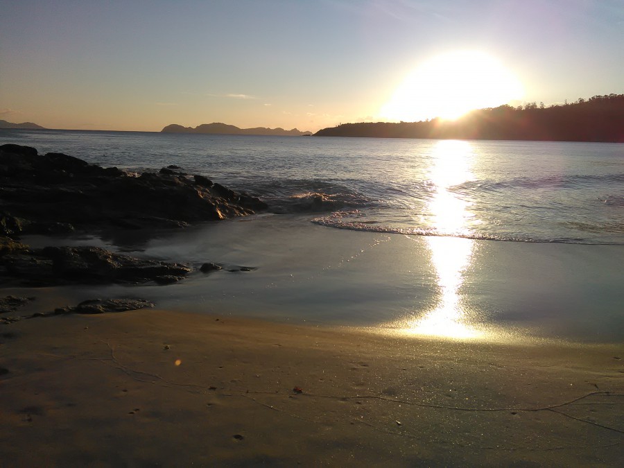 ATARDECER EN LA RIA DE VIGO