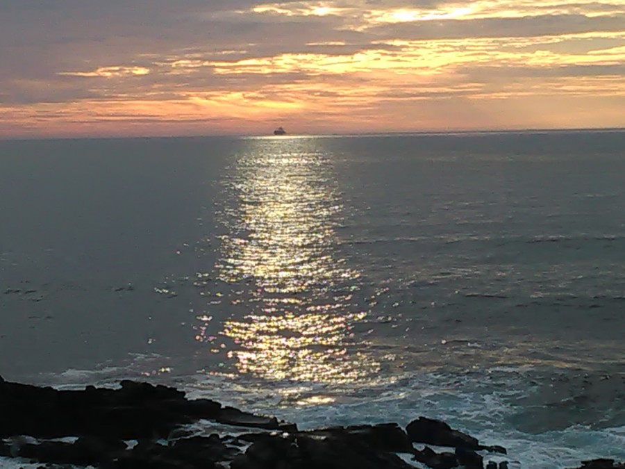 ATARDECER EN LA RIA DE VIGO