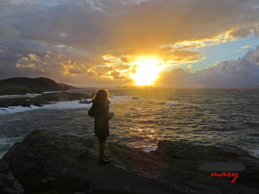 atardecer en punta frouxeira