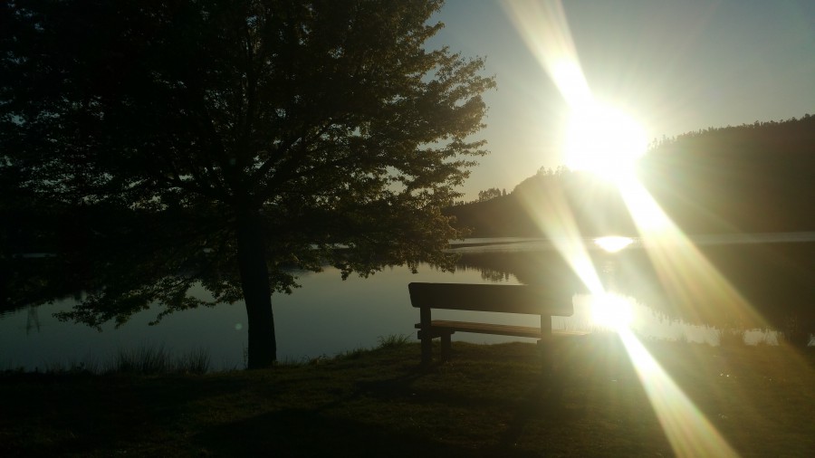 Puesta de sol en Pontillón do Castro