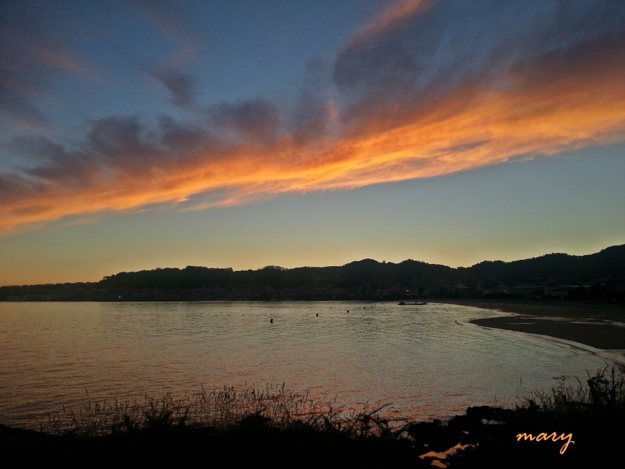 atardecer en cangas