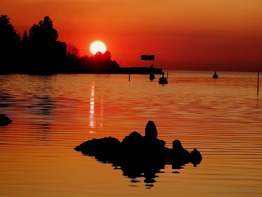 Atardecer en la Ría de Pontevedra