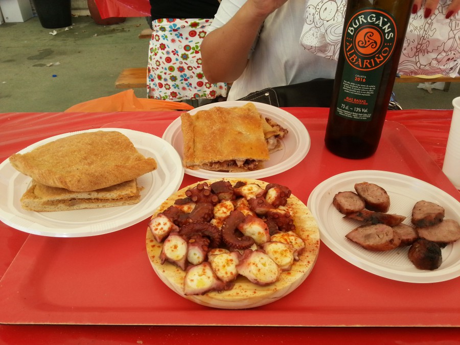 Feria del pulpo en Porto do Son