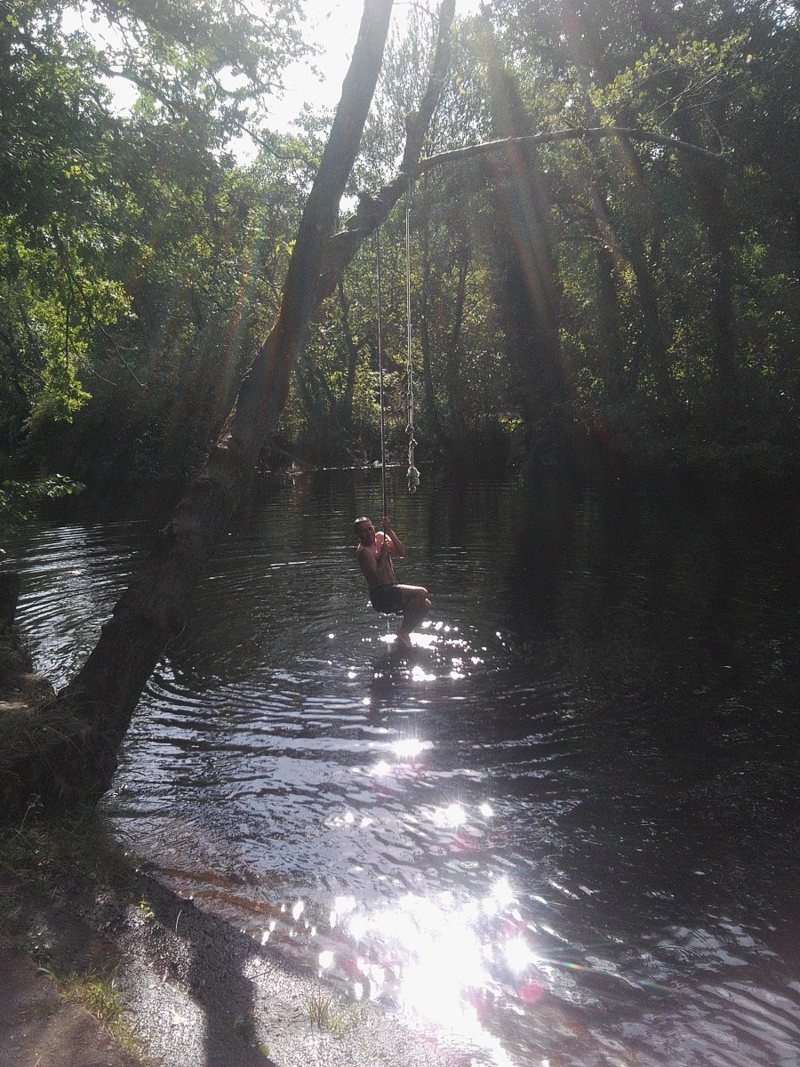 Admirando o río Furelos