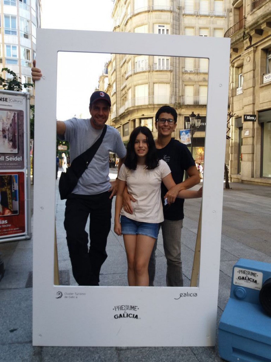 Por rua Do paseo en Ourense