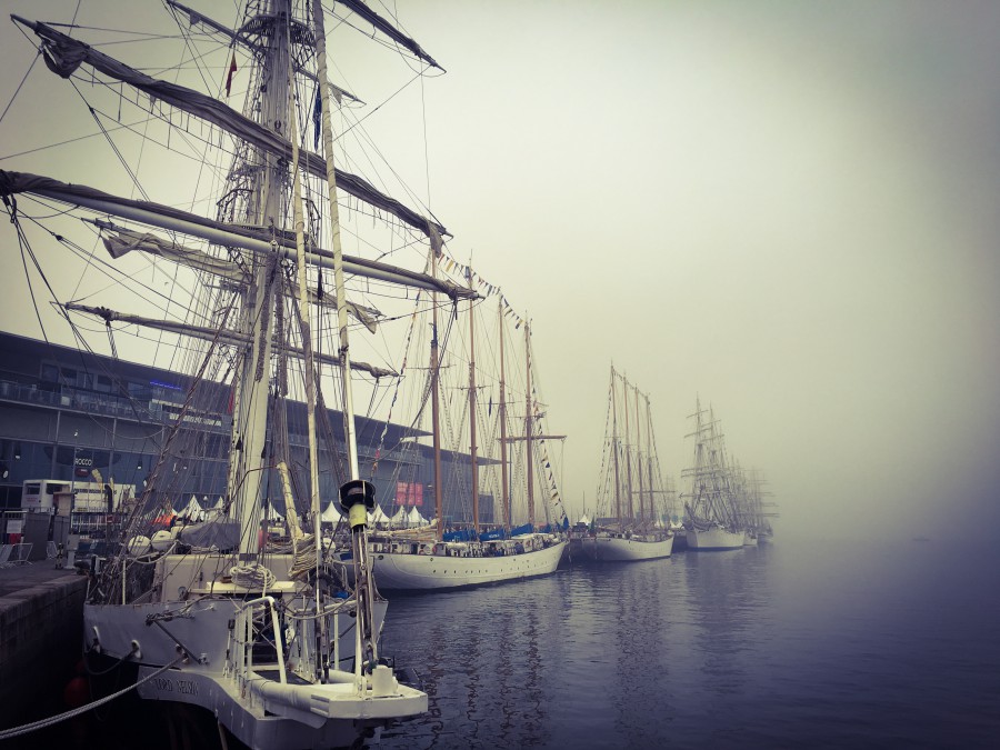 Barcos en A coruña