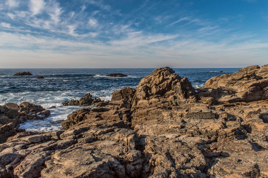 Deitado frente ó mar