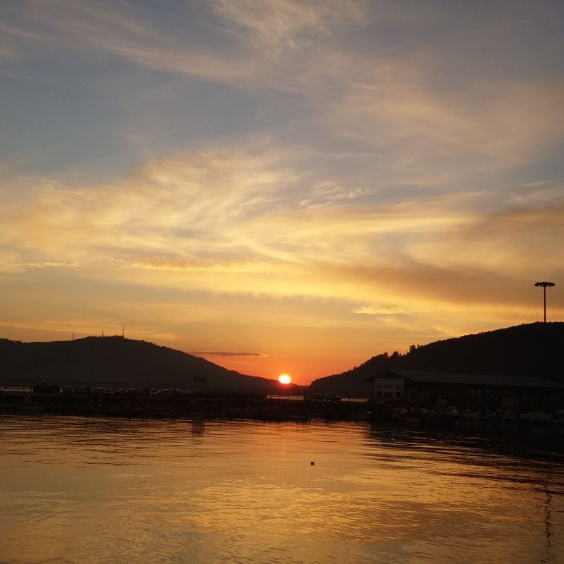 Postas de sol para esquecerse do mundo