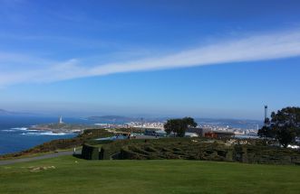 Coruña desde el Mirador de San Pedro