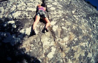 Escalada en en Galiñeiro