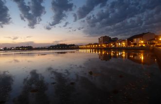 Cae la tarde en Cambados