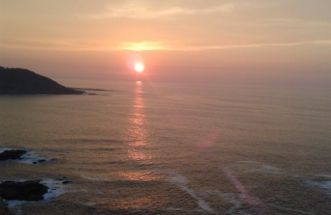Posta de sol dende a Torre de Hércules