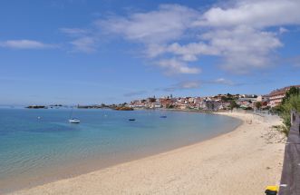 Praia de Aguiño...