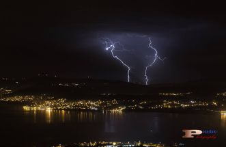 Noche de tormenta en el Mes de Agosto