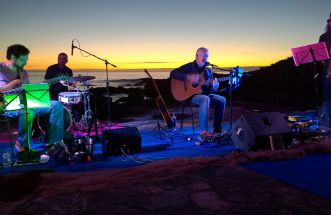 Concierto con piesta de sol