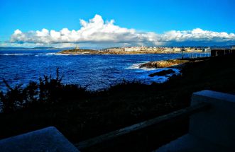 La Coruña desde el Monte de San Pedro