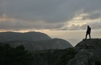 Crepúsculo na Costa Ártabra