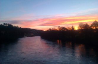 Río Miño ao paso da Ponte Romana (Lugo)