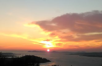 ATARDECER DESDE SAN VICENTE DE TRSMAÑÓ .