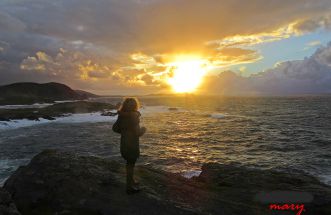 atardecer en punta frouxeira