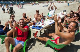 Disfrutando del verano en la Playa