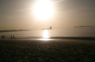 Atardecer en Samil en Octubre